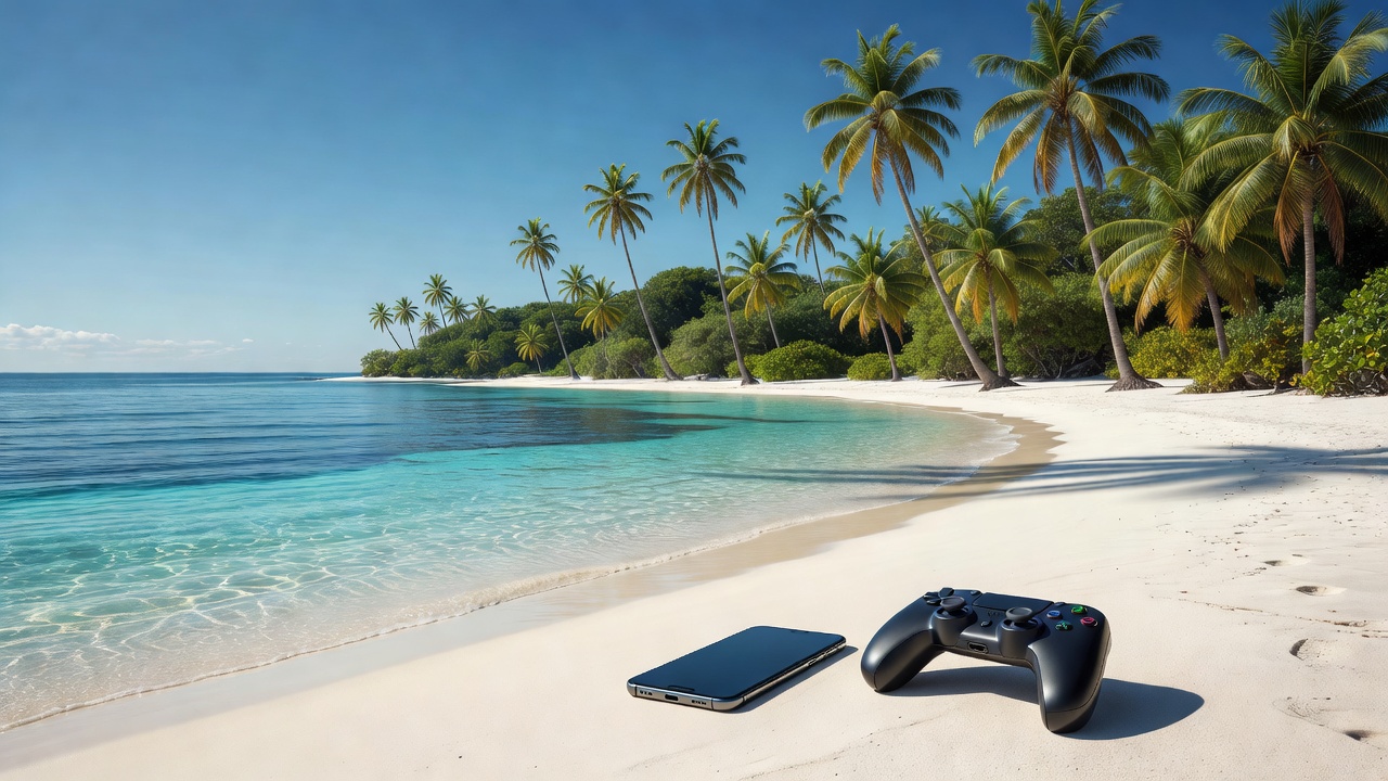 Island summer gaming technology hero